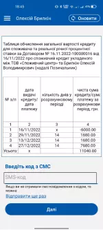 4.6. Оформлення короткострокового кредиту. Графік платежів 4.6. Оформлення короткострокового кредиту. Графік платежів